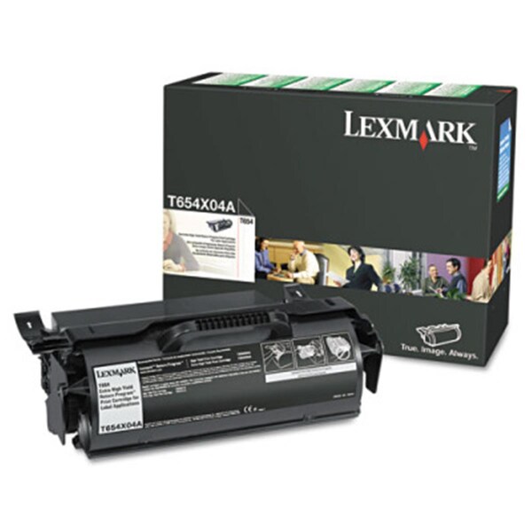 Lexmark Br T654N - 1-Xhi Rtn Prog Blk-Label LEXT654X04A - main